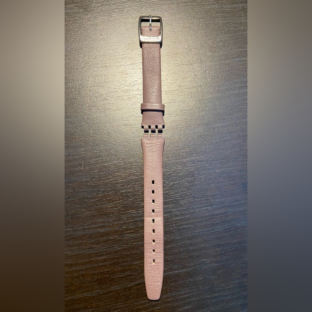 Genuine Swatch lady watch wristband made of leather